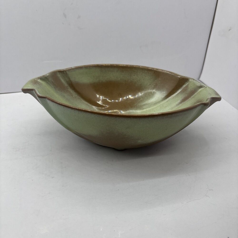 Vintage Frankoma Plainsman Prairie Green Bowl #201